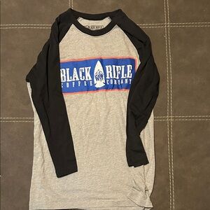 Black Rifle Coffee Company Long Sleeve Tee - Gray and Black